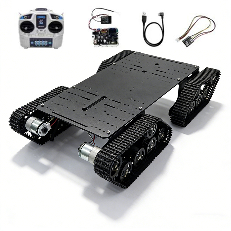 Coding Robot Toy - Mobil Tank RC Beban Berat Rakitan
