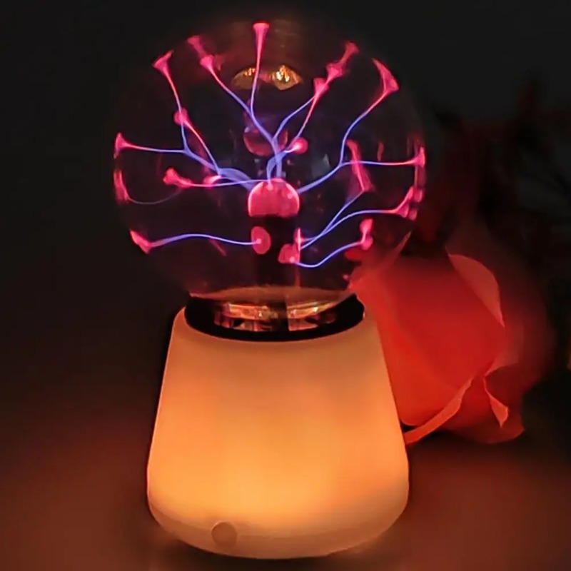 Globe Interactive Light - Lampu Bola Plasma Interaktif Sentuh Lightning