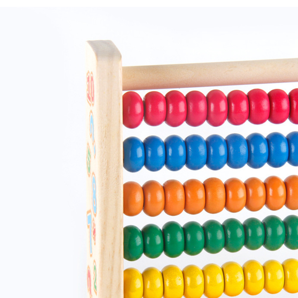 10 Kios Abakus Kayu Berwarna-w - Kids Educational Computer ulasan dan harga
