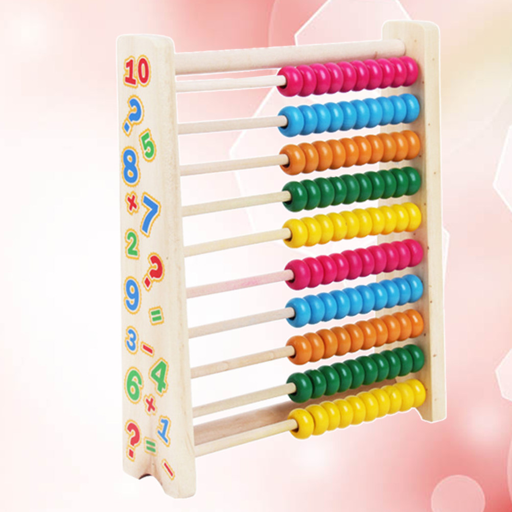 10 Kios Abakus Kayu Berwarna-w - Kids Educational Computer ulasan dan harga