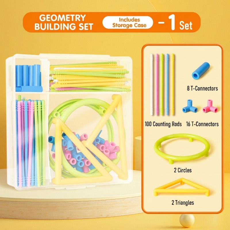 Set Bangunan Geometri untuk Ke - Math Manipulative Set ulasan dan harga