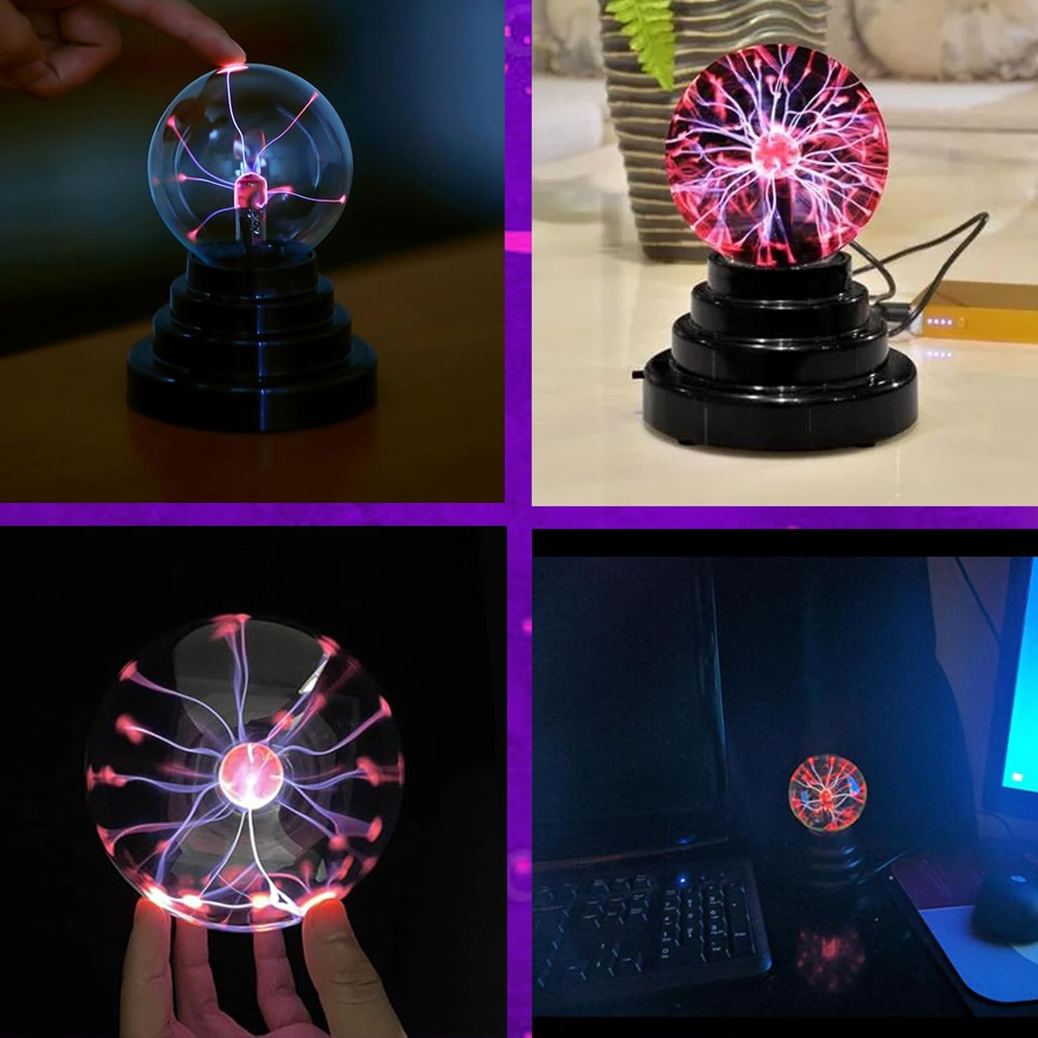 Lampu Bola Plasma, Bola Petir  - Globe Interactive Light ulasan dan harga