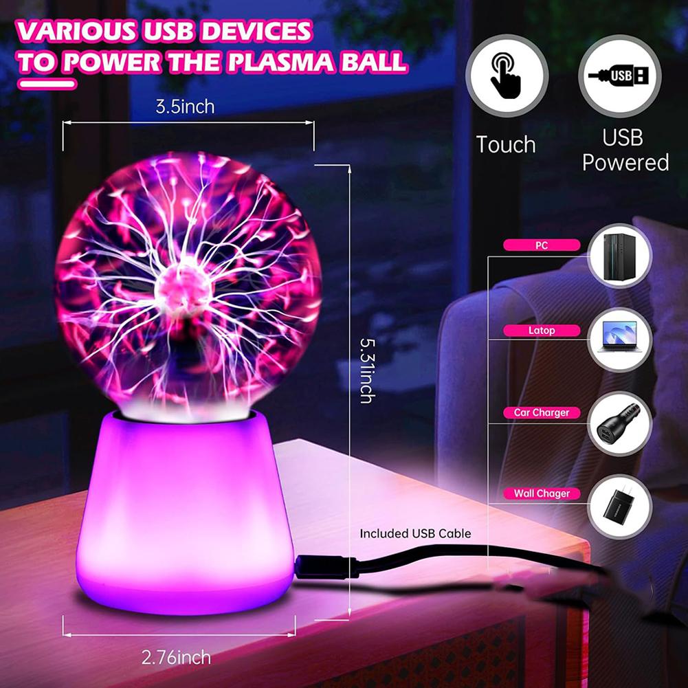 Lampu Bola Plasma Interaktif S - Globe Interactive Light ulasan dan harga
