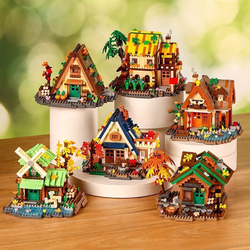 6 Set Model Bangunan Mini Kabi - Kids Education Login ulasan dan harga