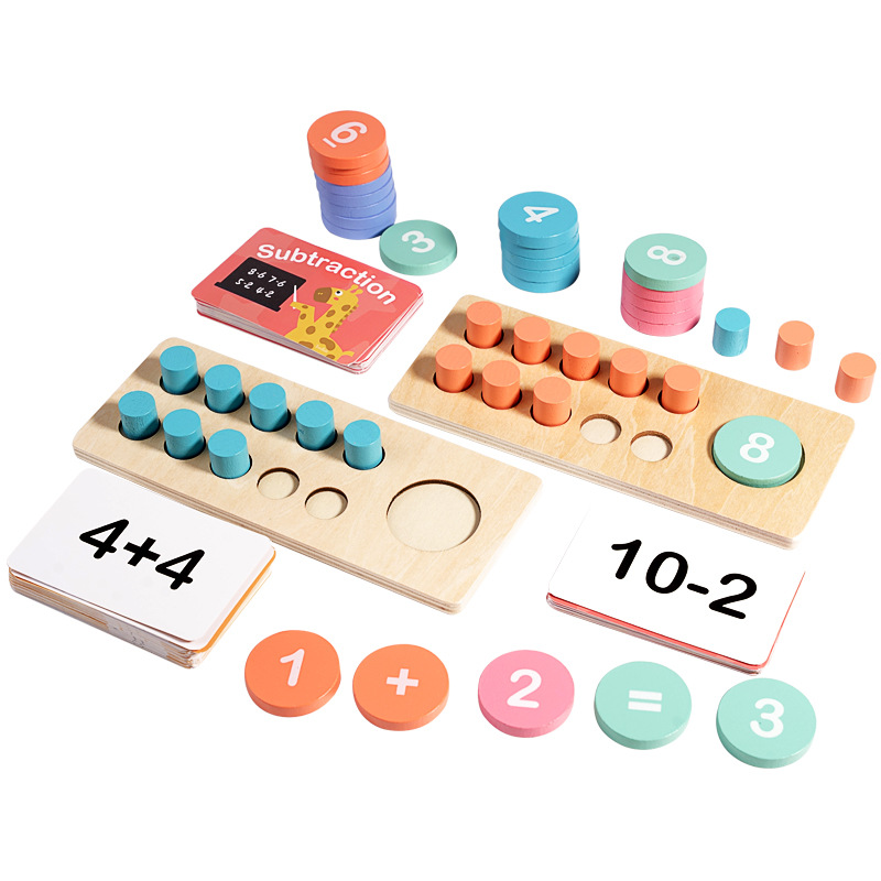Papan Nomor kayu anak-anak, pe - Math Manipulative Set ulasan dan harga