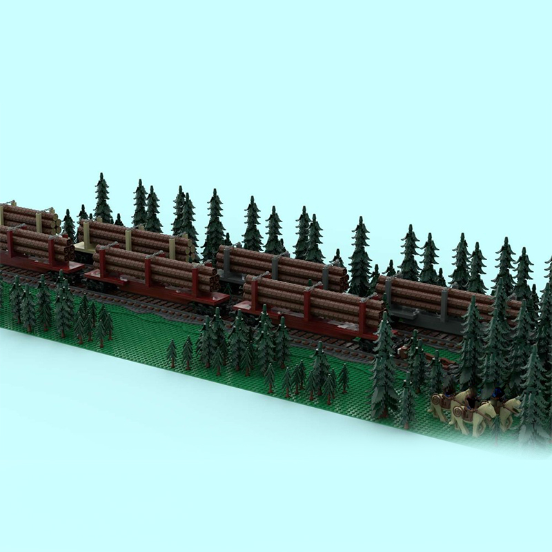224pcs MOC Kereta Api Kerangka - Kids Education Login ulasan dan harga