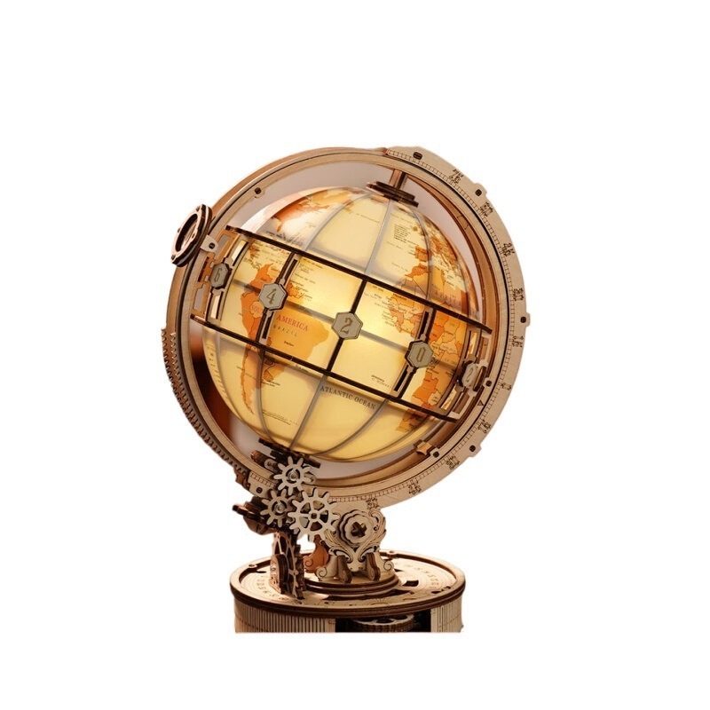 Kit Bangunan Globe Elektrik 3D - Puzzle Map World ulasan dan harga