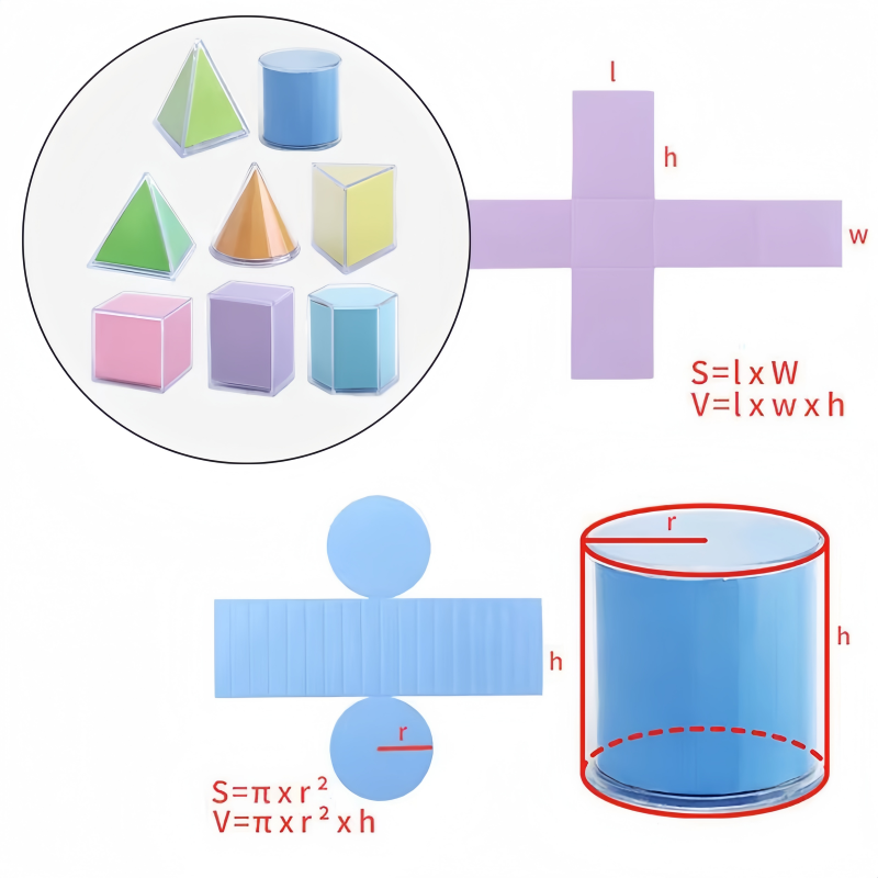 8 Buah Mainan Pembelajaran Blo - Math Manipulative Set ulasan dan harga