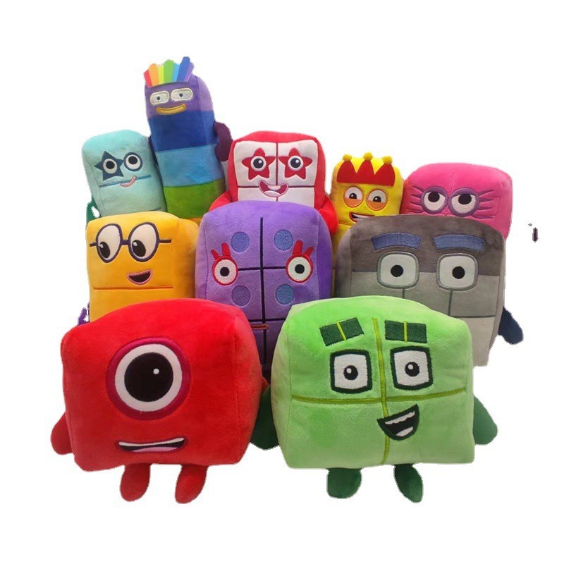 10pcs Boneka Plush Angka Kartu - Kids Education Movies ulasan dan harga
