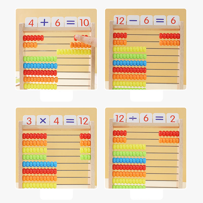 Mainan Menghitung Kayu Mainan  - Math Manipulative Set ulasan dan harga