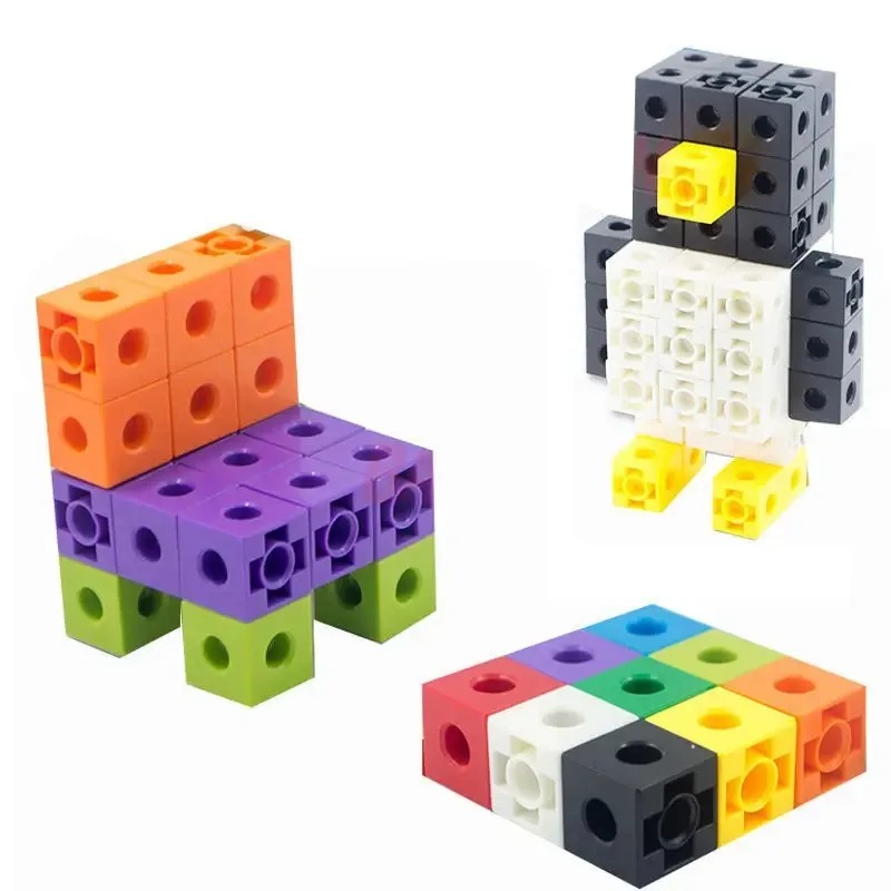 Set Kubus Matematika 100 Buah, - Math Manipulative Set ulasan dan harga