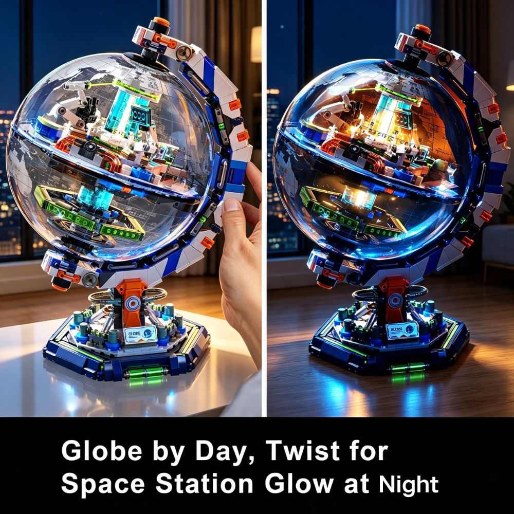 KAVOWORLD 1793pcs Set Blok Ban - Globe Interactive Light ulasan dan harga