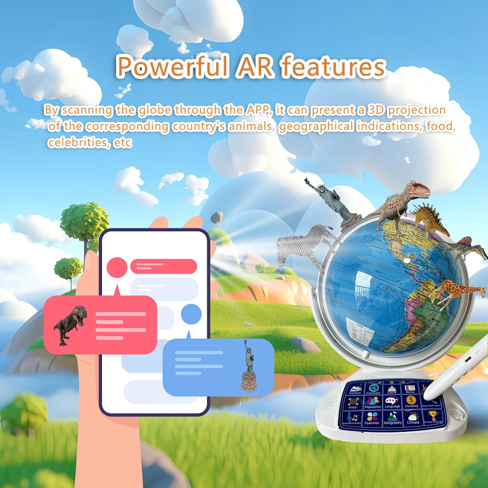 Bola Dunia Interaktif Pintar u - Globe Interactive Light ulasan dan harga
