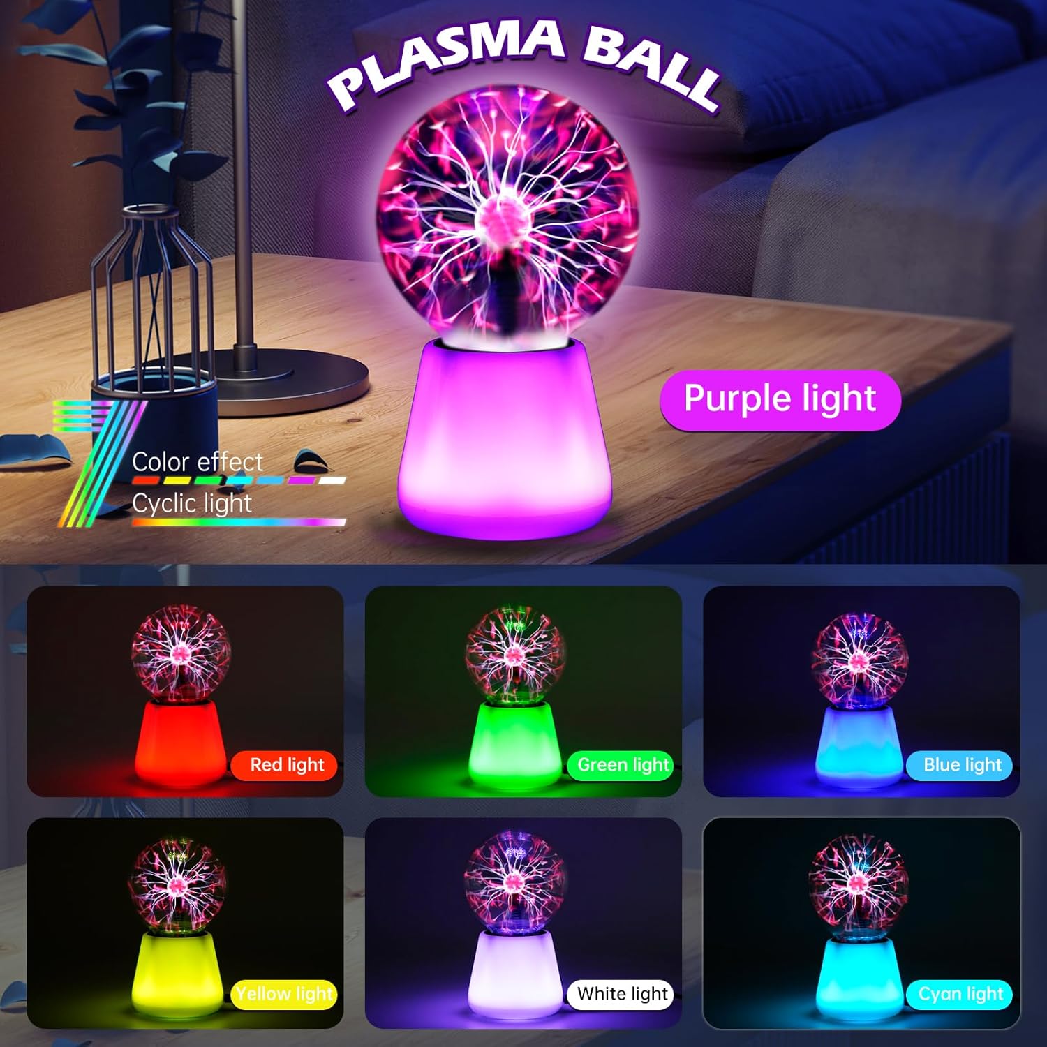 Lampu Bola Plasma Interaktif S - Globe Interactive Light ulasan dan harga
