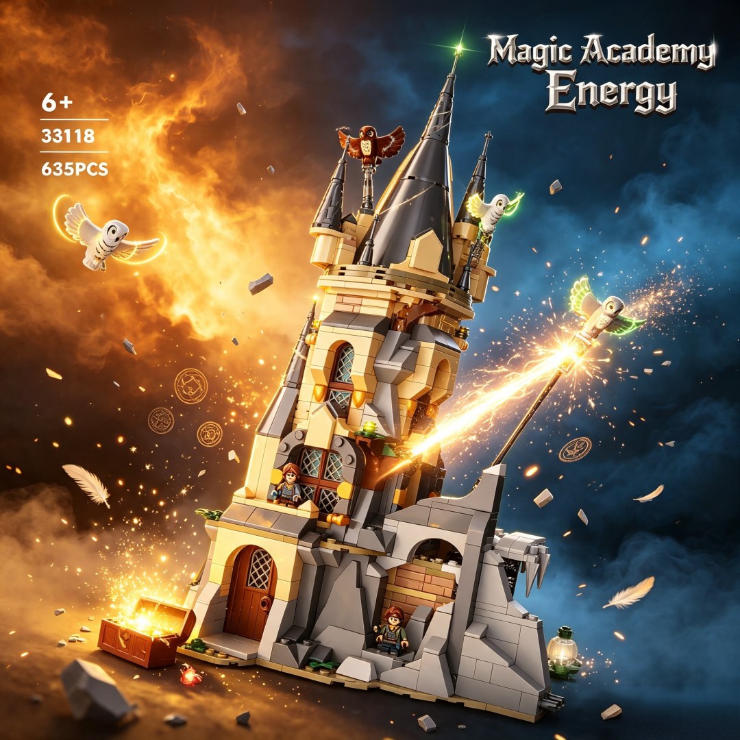 Blok Bangunan Kastil Akademi S - Kids Education Academy ulasan dan harga