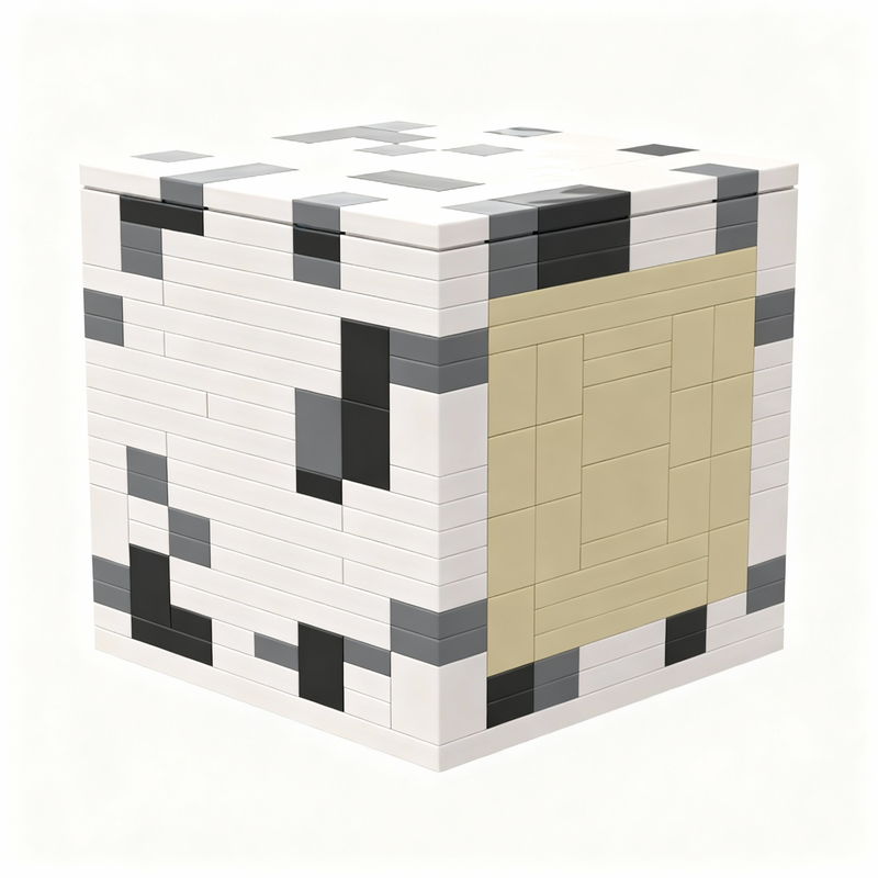 247pcs MOC My World Birch Log  - Kids Education Login ulasan dan harga